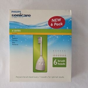 Philips Sonicare E Series Standard 6 Pack Brush Heads